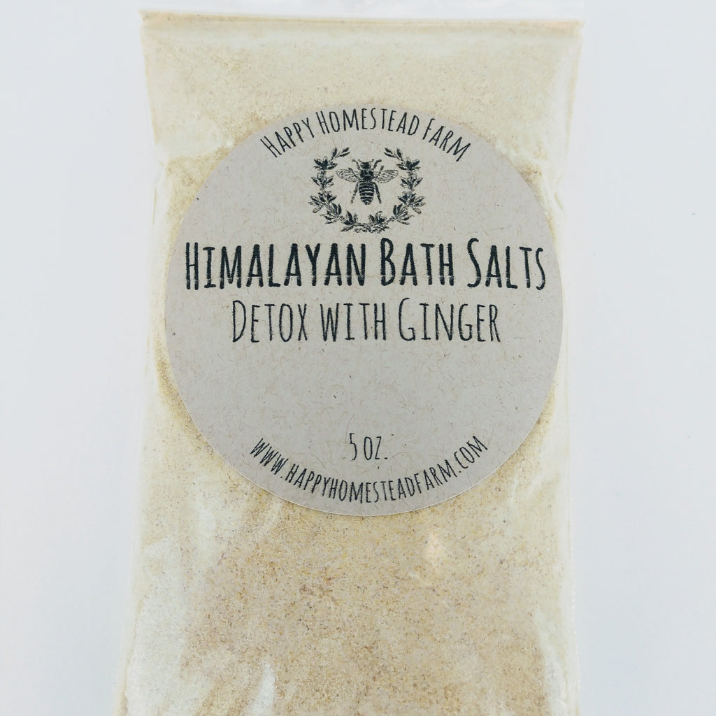 Dextox with Ginger Himalayan Bath Salts